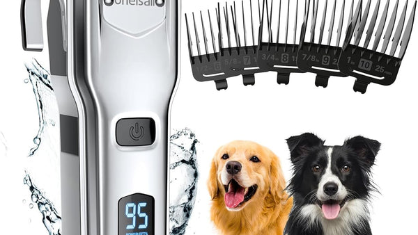 Oneisall RFC-676 cordless dog clipper for thick coats