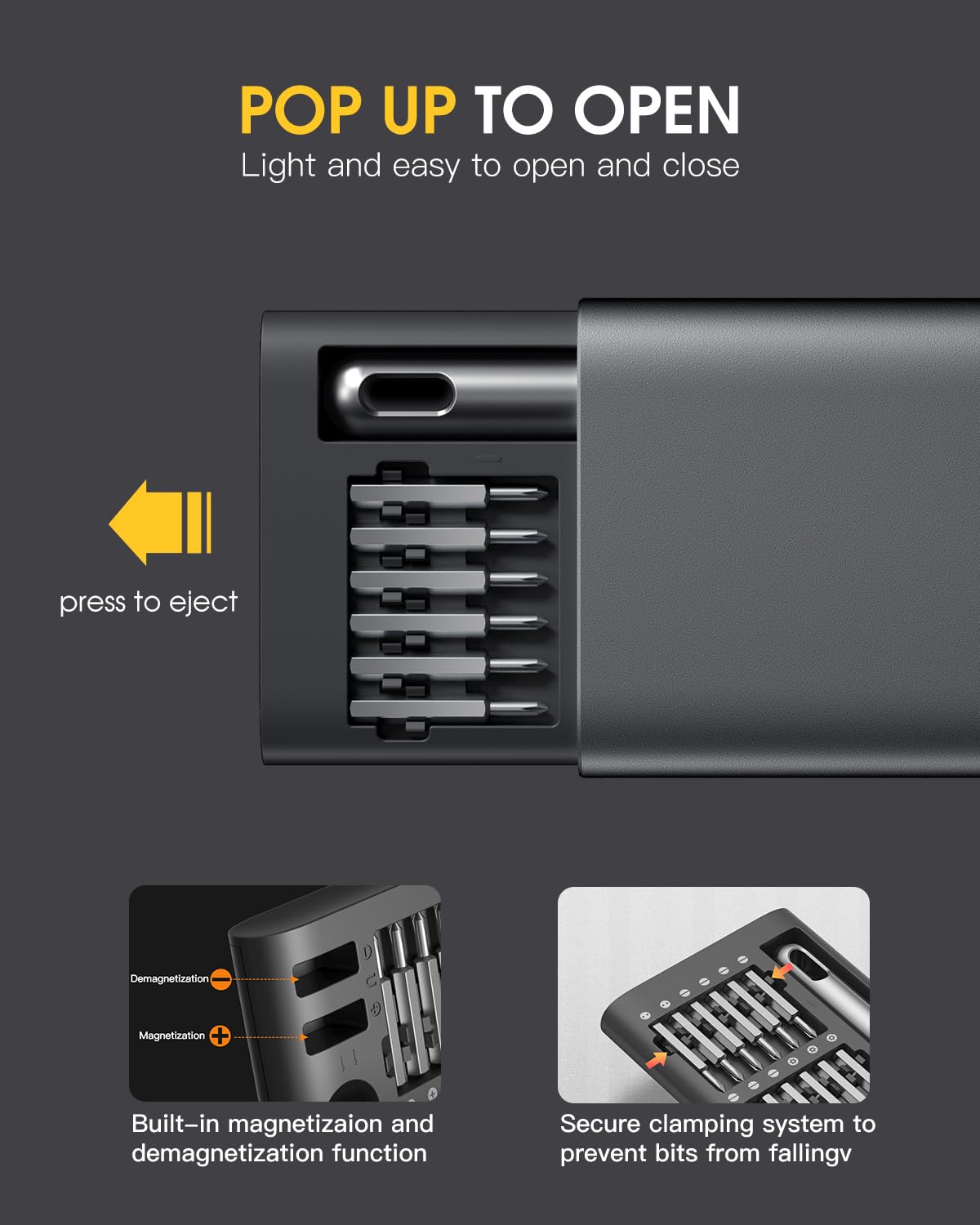 Kingsdun 51-in-1 screwdriver set for electronics repair including watches glasses drones and cameras