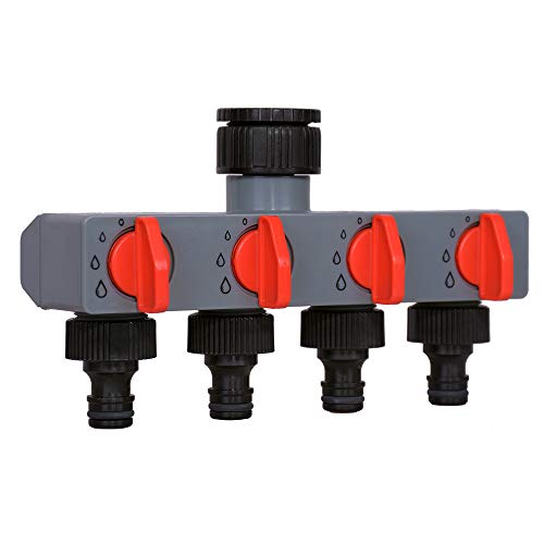 Aqualin 4 - Way/2 - Way Hose Splitter with Copper Connector - Agromato