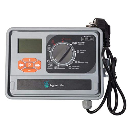 Aqualin 8 Stations/11 Stations Automatic Irrigation AC 230V Input Controller Water Timer - Agromato