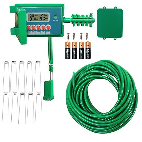 Aqualin Automatic Indoor Drip Irrigation Kit with Timer | Smart Controller for Indoor Garden | 10 Plants (Timer Kit) - Agromato