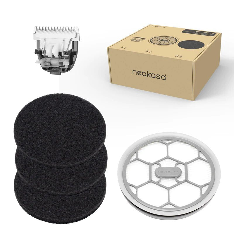 Clipper Blade, Sponge Filter, HEPA for Neakasa P2 Pro - Agromato