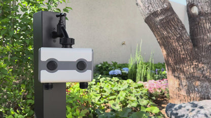 Agromato 2-Zone Wi-Fi Smart Irrigation Timer | Universal Adapter | App Control | Alexa & Google | AM-21188+21189