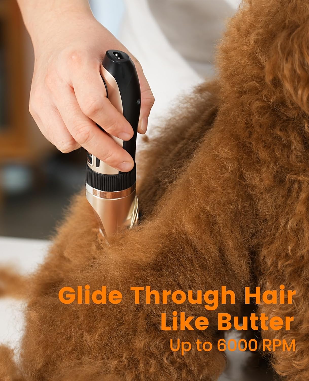 Oneisall Dog Clippers and Paw Trimmer Kit 2 in 1 Low Noise Cordless Pet Grooming Kit for Small and Large Dogs Cats